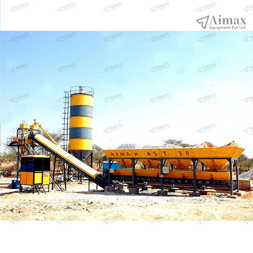 Stationary Concrete Batching Plant Capacity: 60 To 90 T/Hr