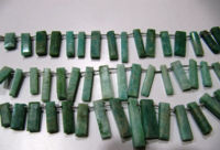 Natural Amazonite Baguette Shape 8x12mm Beads strand 8 Inches long