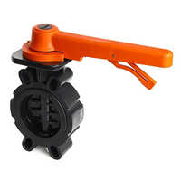Pvc Butterfly Valve - Sizes 63/75/90/110mm | Handles High Pressure, Ideal For Irrigation And Plumbing, Corrosion Resistant For Aggressive Environments