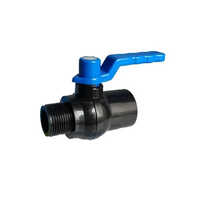 Pp Solid Seal Ball Valve - 3 Inch Size | Manual Operation, High Pressure, Water Media, Leak-proof Ball Structure For Agriculture & Plumbing
