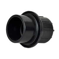 63 Mm Pvc Flush Valve - Pvc Material, 63mm Size, Black Color | High Pressure Ball Structure For Efficient Water Flow