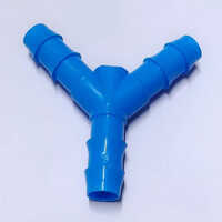 16 Mm Drip Irrigation Y Tee - Durable Pp Material, 12mm To 20mm Outer Diameter, Blue Color, Coated Surface, Warranty Included