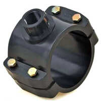 Pp Service Saddle - Pp Material, 75mm Outer Diameter, Black Color | Durable Coated Finish, Easy Installation, Warranty Included