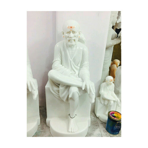 100% Pure Makrana Marble Sai Baba Statue