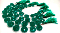 Amazonite Quartz Heart Shape14-15mm Beads Sold Per Strand 8 inches long