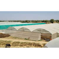 Wire Rope Net House - Plastic, 8 X 4 Meter, White | Sun Protection, Air Cooling System, Manual Monitoring, Large Greenhouse