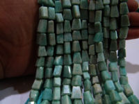 Natural Amazonite Nugget Shape 9x11mm to 10x12mm Beads Strand 8 inch long