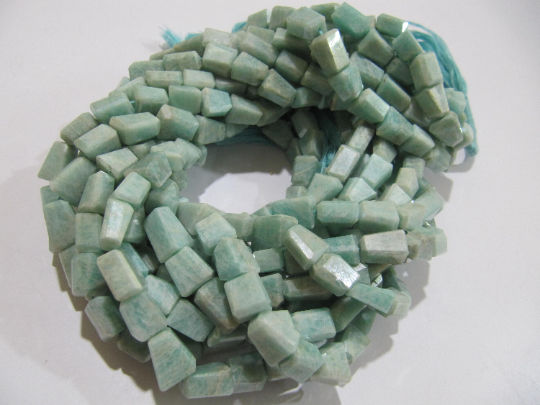 Natural Amazonite Nugget Shape 9x11mm to 10x12mm Beads Strand 8 inch long