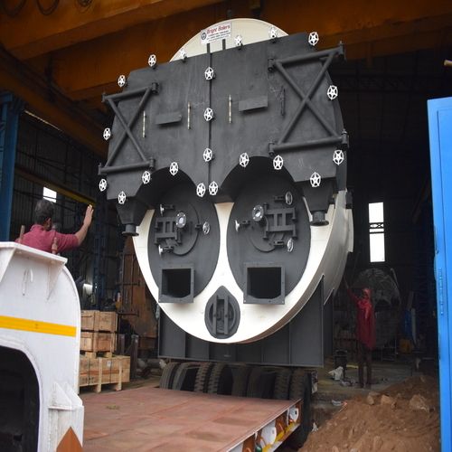 6 Tph Husk Boiler - Material: Carbon Steel