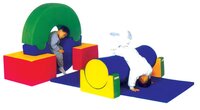Soft Play Ring & Roller Set For Indoor - Size: L200 X B132 X H90 Cm