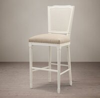 BS-547B Wood Frame With Linen Fabric Bar Chair for events wedding party