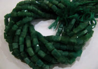 Natural Green Amazonite Nugget Shape 8mm To 12mm Beads Strand 8 Inches Long