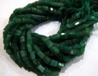 Natural Green Amazonite Nugget Shape 8mm To 12mm Beads Strand 8 Inches Long