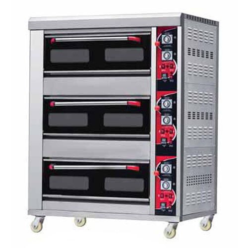 3 Deck 6 Tray Gas Baking Oven