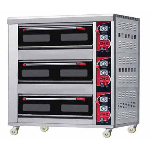 3 Deck 9 Tray Gas Baking Oven