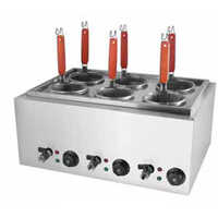 Steel Pasta Boiler 6 Compartment