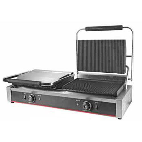 Black Double Jumbo Panini Grill