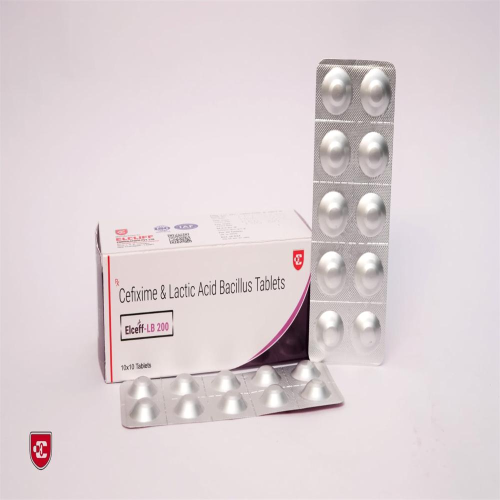 Cefixime 200 with Lactobacillus - Antibiotic for Pneumonia & Intestinal Infections | Supports Gut Health and Enhances Antibiotic Efficacy