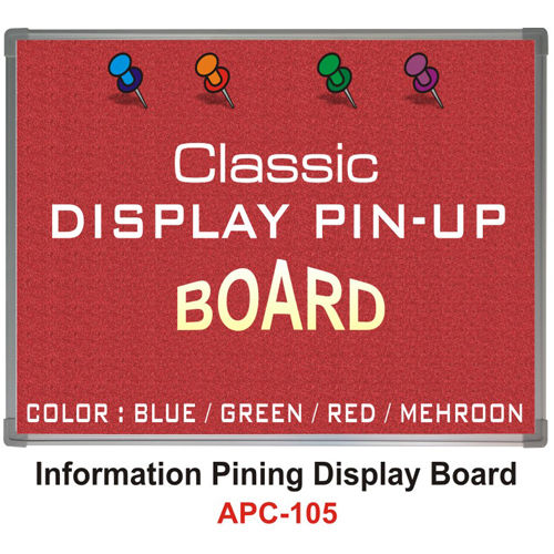 Notice pin up display board