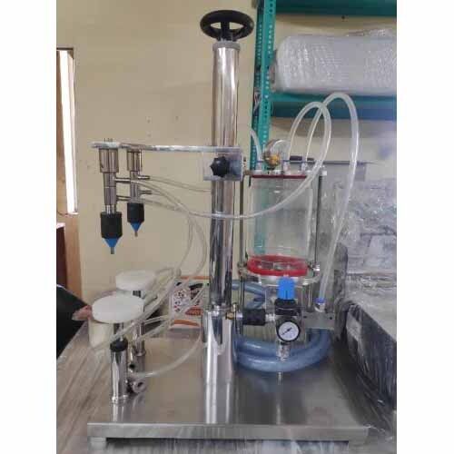 Semi Automatic 2 Head Vacuum Filling Machine