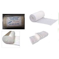 Non Absorbent Cotton Wool - 100% Cotton Material, Woven Style, General Use , White Color, Disposable Quality