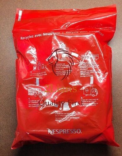 LDPE coffee pods bags on bales Mix colors