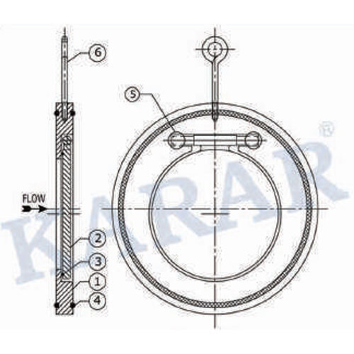 Single Plate Check Valve