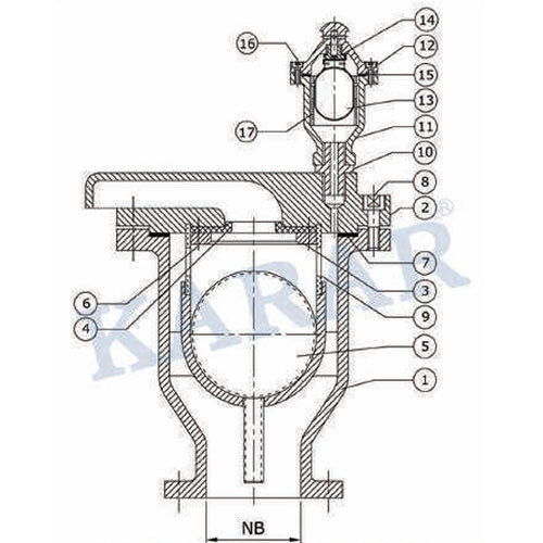 Cast Iron Tamper Proof Air Valve