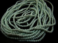 Amazonite Hydro quartz Rondelle Faceted 3-4 mm Beads Strand 16 inches long