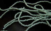 Amazonite Hydro quartz Rondelle Faceted 3-4 mm Beads Strand 16 inches long