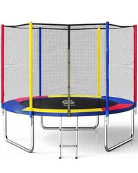 8ft. Rainbow Deluxe Trampoline - Capacity: Up To 2 Children (max Weight 120 Kg)