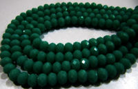 Amazonite Hydro quartz Rondelle Faceted 6mm Beads Strand 17'' Long