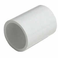 Pvc Conduit Coupler - Pvc Material, 20mm Size, White And Black Color | Push-fit Connection, Heat And Fire Resistant, Warranty Included