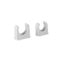 Pvc Conduit Pipe Catcher - Pvc Material, Available Sizes Of 20mm & 25mm, Color: White, Round Shape | Push-fit Connection, Heat & Fire Resistant