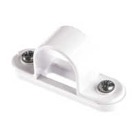 Pvc Base Pipe Saddle - High-quality Pvc, Available In 25 Mm Size, White Color | Corrosion-resistant, Secure Clamping Mechanism, Easy Installation