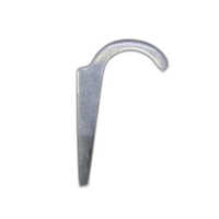 J Hook Pipe Hook - Mild Steel, Custom Size , Silver Finish - Easy To Install, Hanging Type, Versatile For Various Pipe Diameters