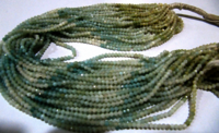 Natural Amazonite Round Faceted 2.5mm to 3mm Strand 13 Inch Long