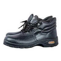 Black Mens Tiger High Ankle Safety Shoe