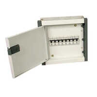 Mcb Distribution Box - Mild Steel, Painted Silver Finish | Durable With Warranty For Industrial And Residential Applications