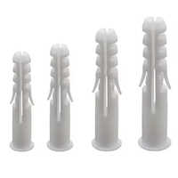 White Pvc Rawl Plug - 50 Mm Size, Weatherproof & Smooth Surface Design