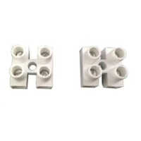2 Way Pvc Strip Connector - 2.5, 4 & 6 Millimeter | White Color, Multiple Output Type, Warranty Included For Industrial Applications