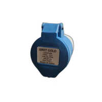 Industrial Male And Female Plug Socket - Blue Color, Warranty Included | Application: Industrial, Output Type As Per Requirement