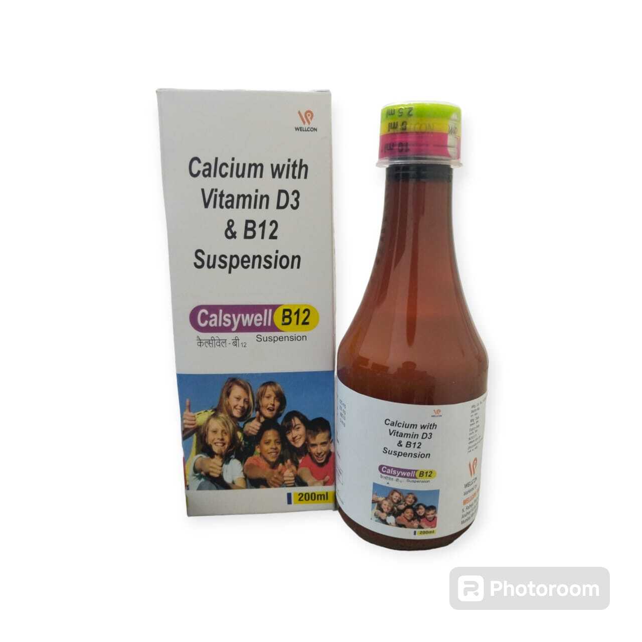 Calcium with Vitamin D3 & B12 Suspension