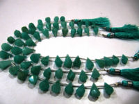 Natural amazonite Faceted Teardrop 6x10mm to 9x15mm per Strand 8'' long