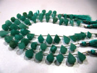 Natural amazonite Faceted Teardrop 6x10mm to 9x15mm per Strand 8'' long