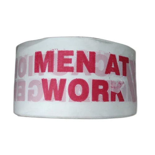 Men At Work Print Caution Tape