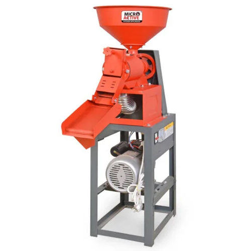 Semi Automatic 3Hp Single Phase Mini Rice Mill