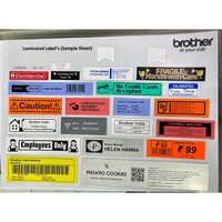 Any Color Laminated Labels