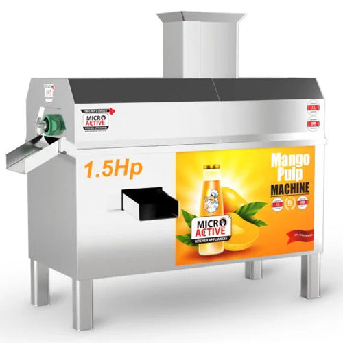 High Efficiency 1.5hp Ss Mango Pulp Machine