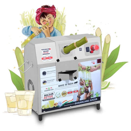 SS304 1HP Sugarcane Juice Machine